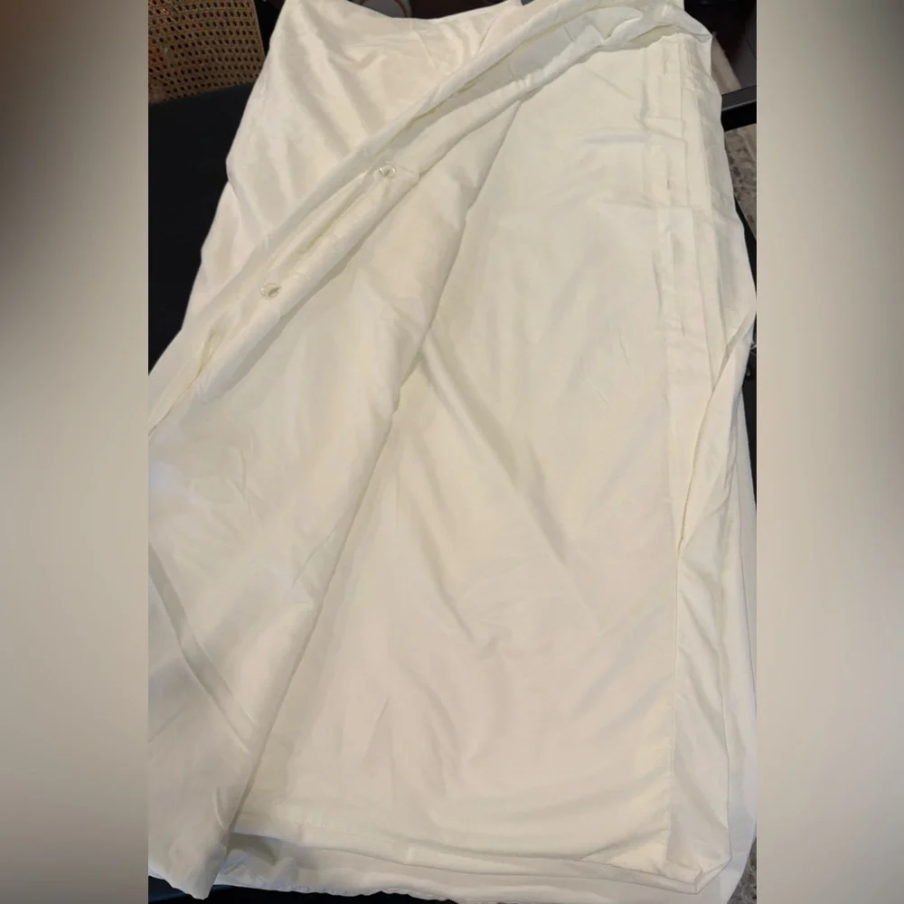 Z Gallerie Luxe Velvet Queen Duvet Cover Cloud White Excellent Condition